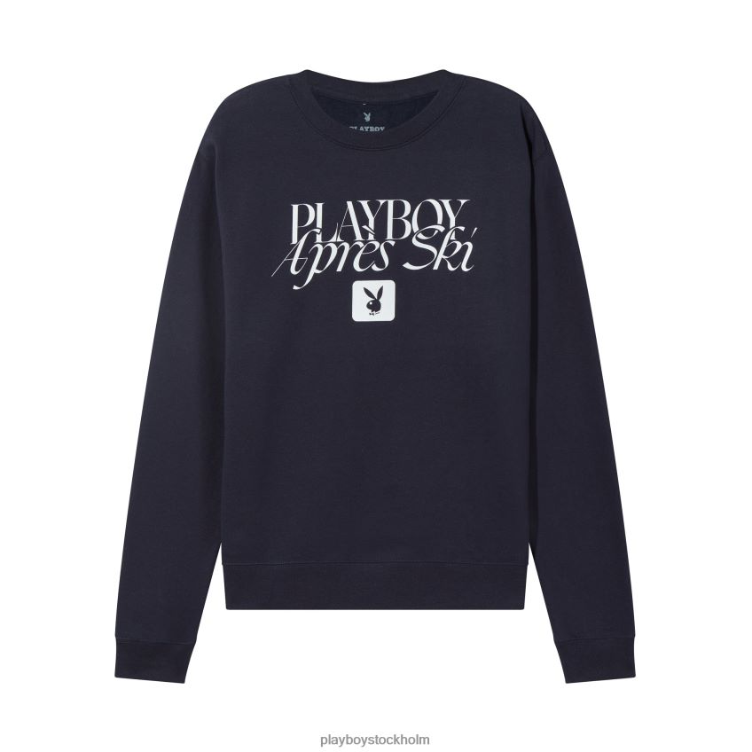 afterski crewneck Playboy män 62L66F370 Marin Kläder