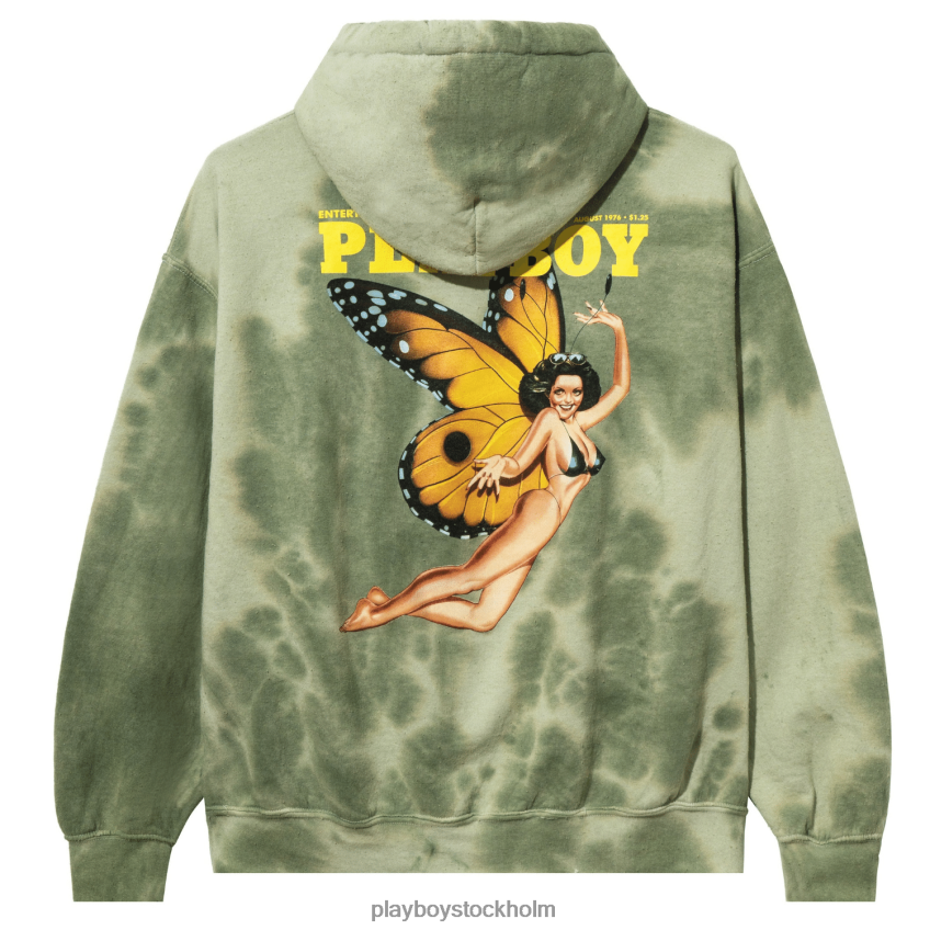 augusti 1976 lock hoodie tie-dye Playboy män 62L66F345 grön Kläder