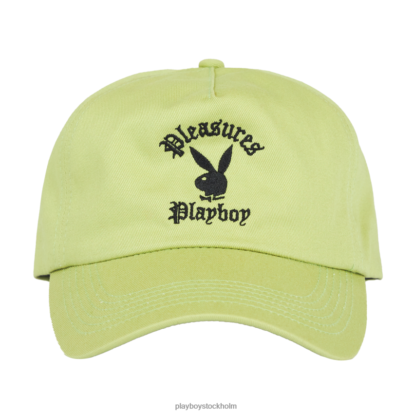 bjud in strapback hatt Playboy x Pleasures män 62L66F804 grön tillbehör