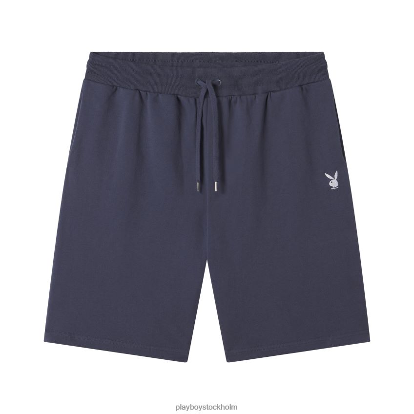 bunny basic sweatshorts Playboy män 62L66F607 marinblå Kläder