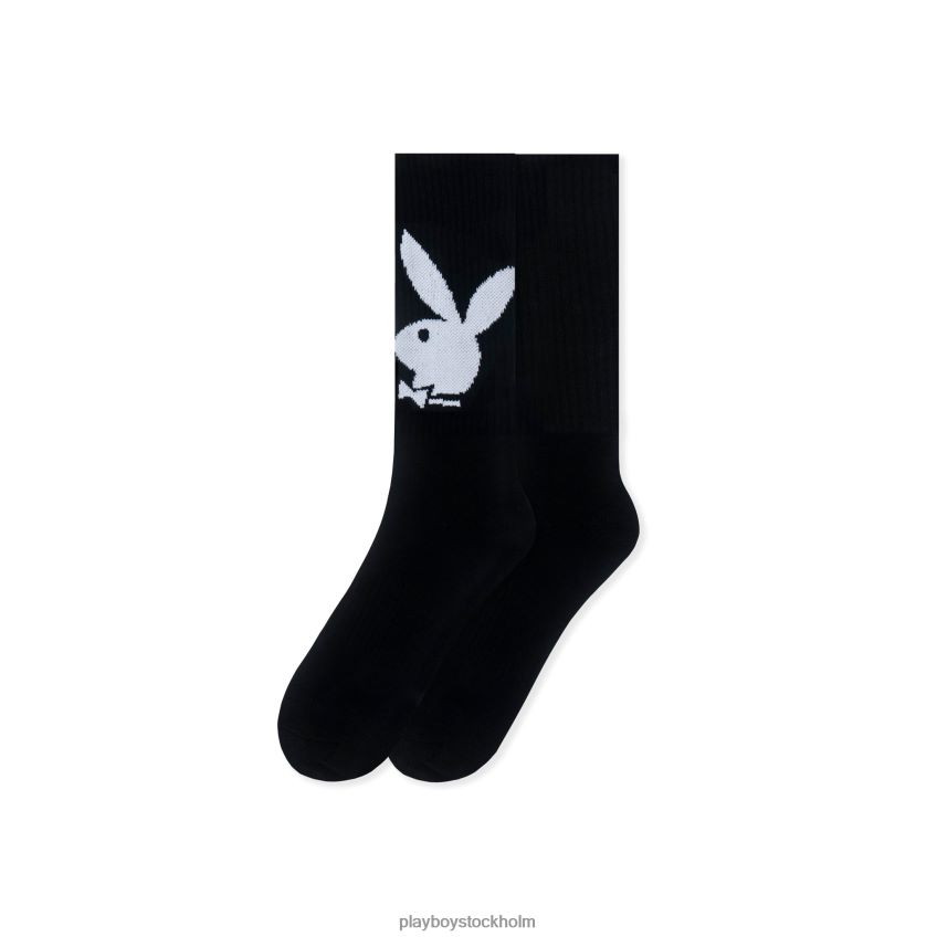 bunny crew strumpor Playboy män 62L66F679 svart Kläder