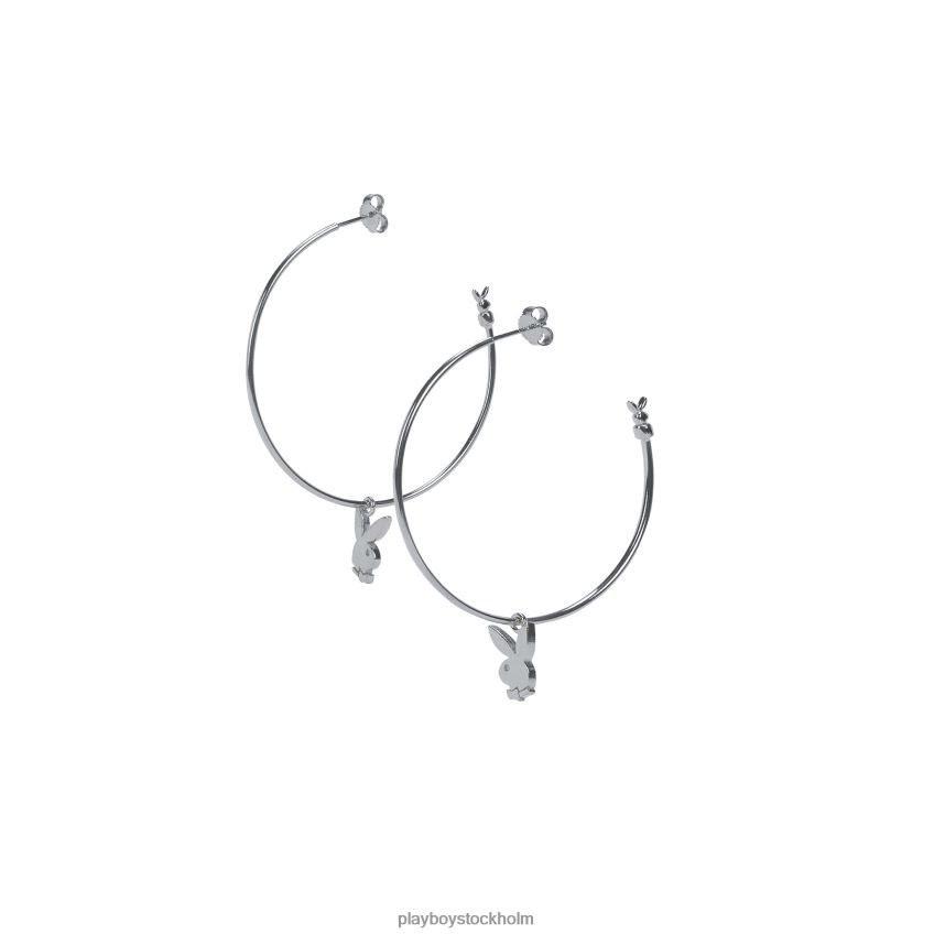 bunny hoops Playboy kvinnor 62L66F1635 silver tillbehör