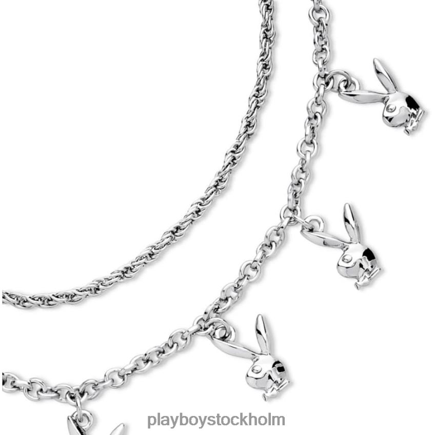 bunny staplade kedja bunny halsband Playboy kvinnor 62L66F1629 original tillbehör