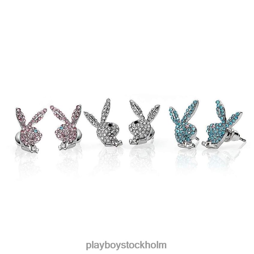 bunny stud örhängen Playboy kvinnor 62L66F1636 original tillbehör