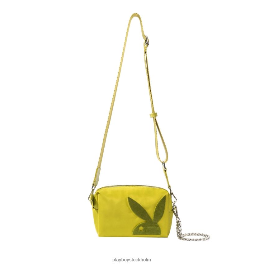 crossbody-väska i nylon Playboy män 62L66F850 oliv tillbehör