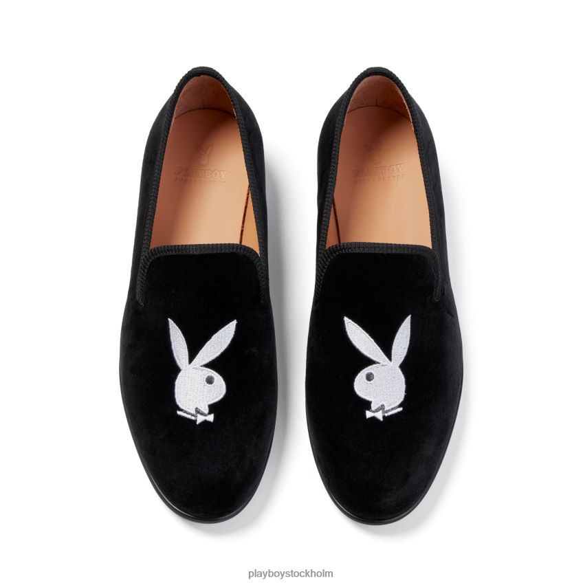 duke + dexter sammets bunny loafers Playboy män 62L66F847 original Skodon