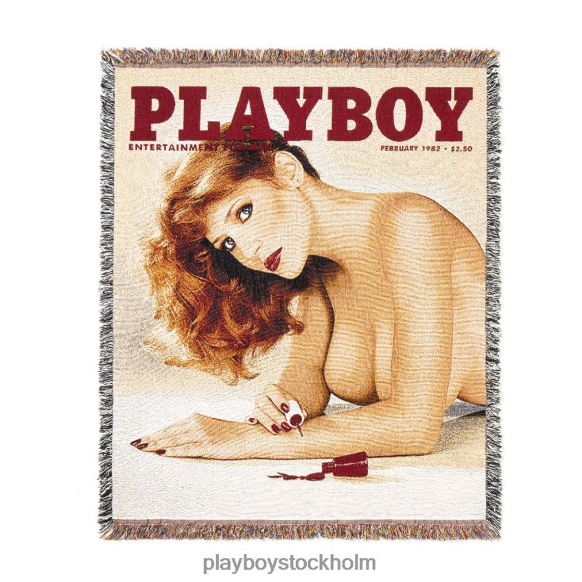 februari 1982 täckfilt Playboy unisex- 62L66F906 original tillbehör