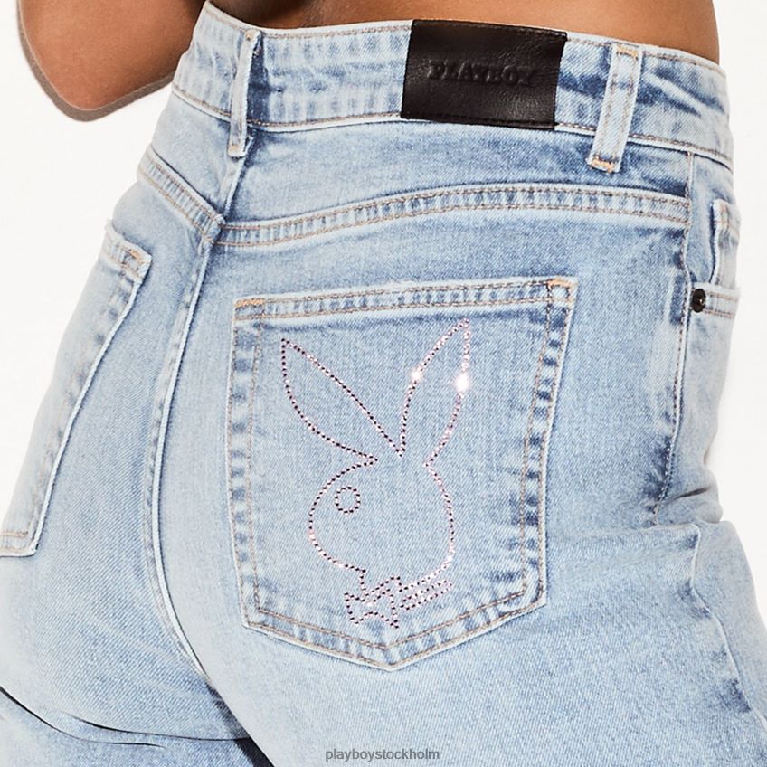 flare jean light wash Playboy kvinnor 62L66F1165 original Kläder