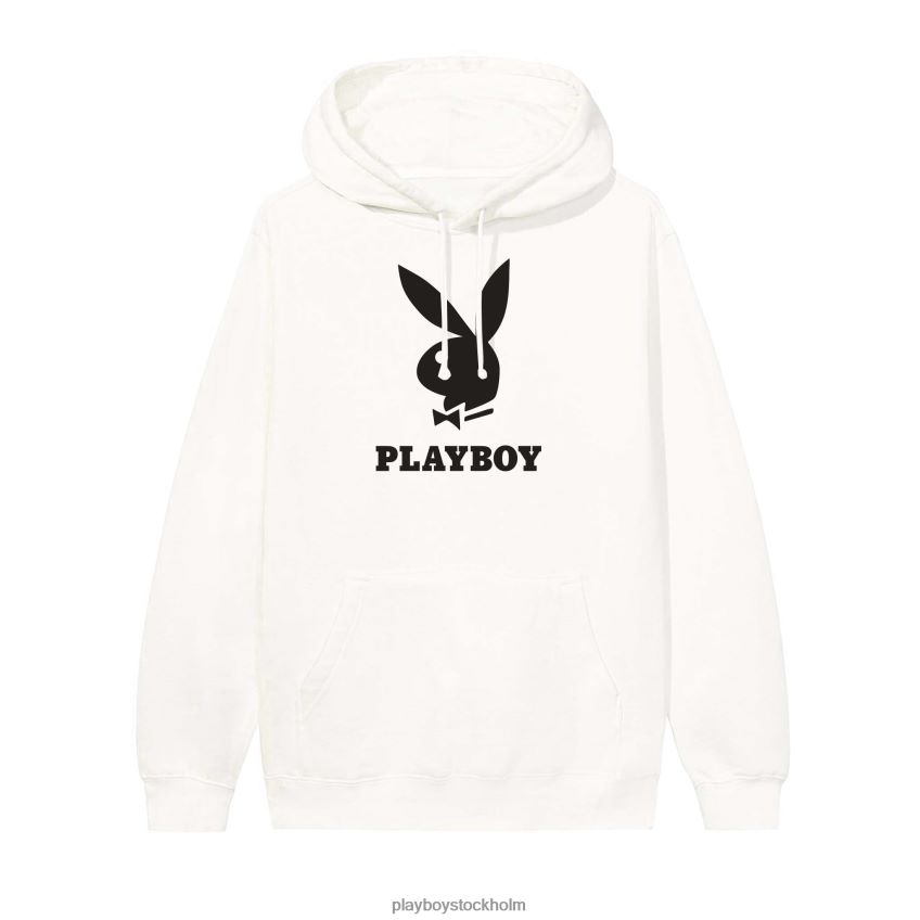 hoodie med logotyp Playboy män 62L66F400 ben Kläder