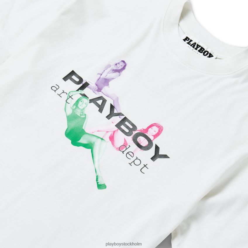 illusion t-shirt Playboy män 62L66F182 ångaktigt grått Kläder