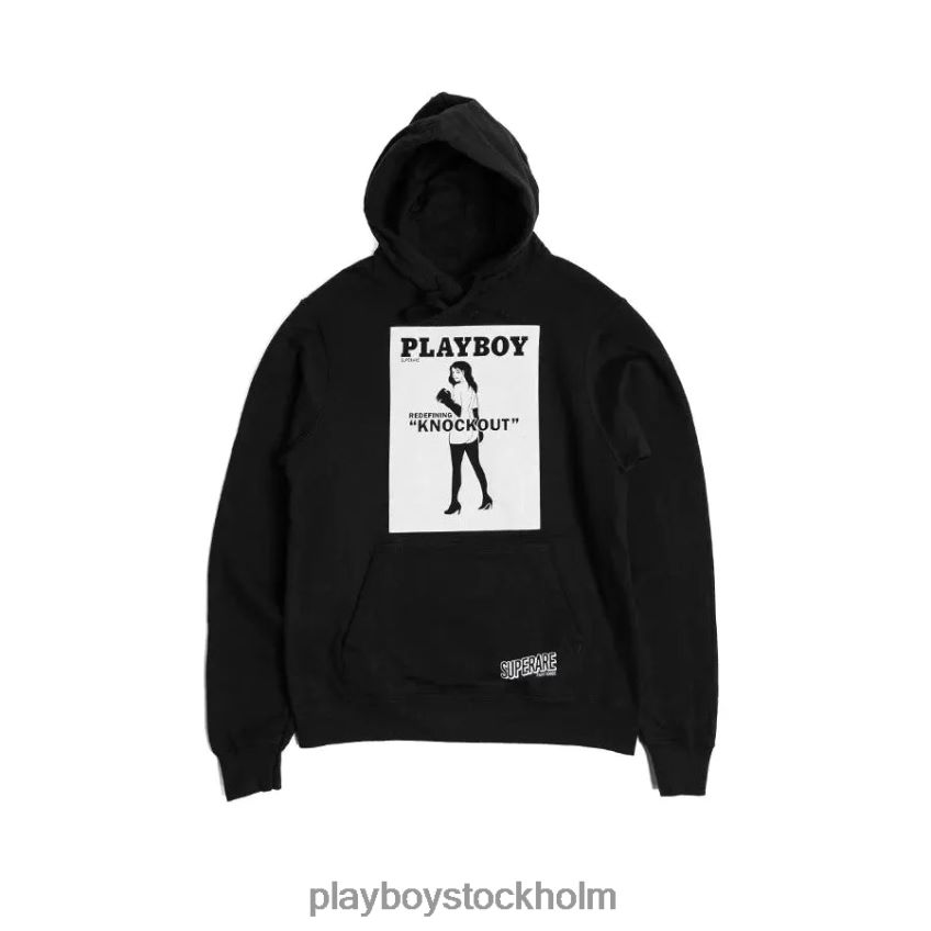 knockout hoodie Playboy män 62L66F348 svart Kläder