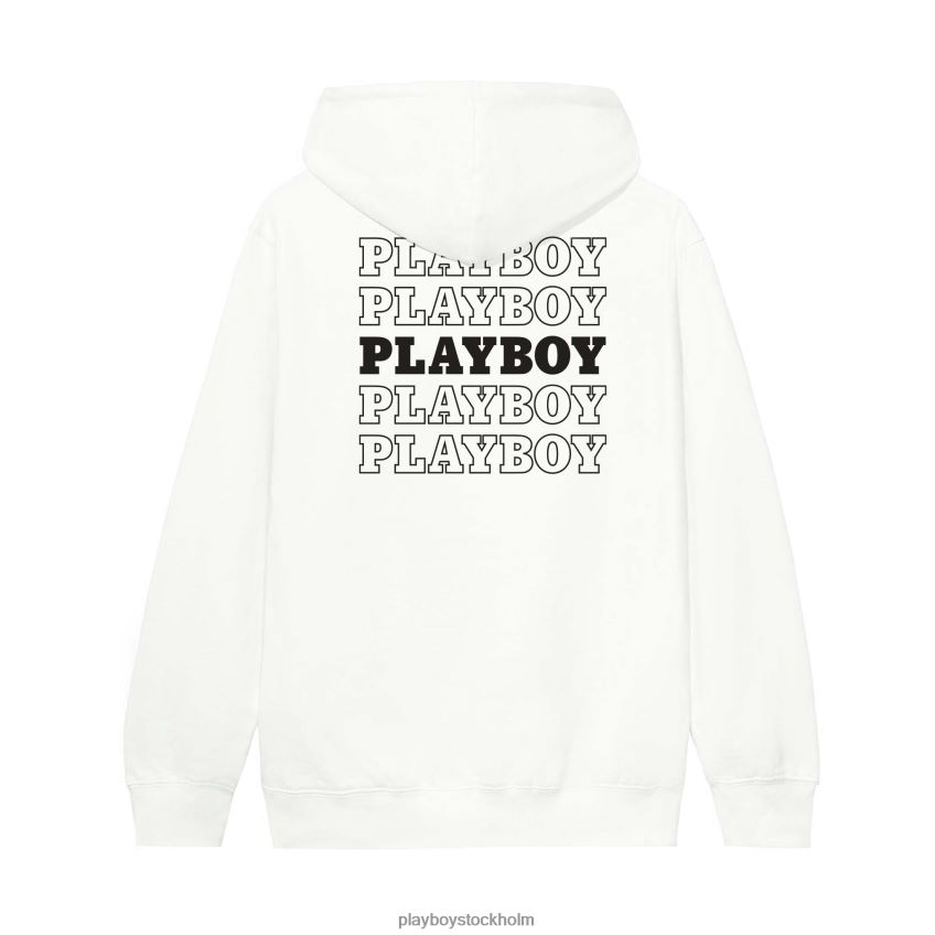 återkommande masthead hoodie Playboy män 62L66F417 ben Kläder