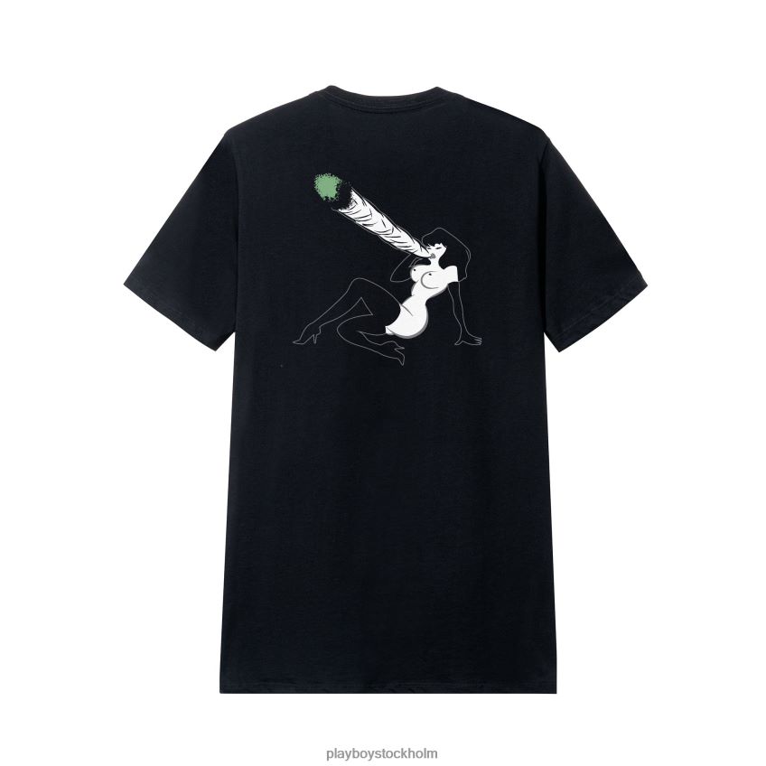 inhalera femlin t-shirt Playboy män 62L66F12 svart Kläder