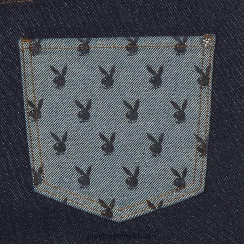 jeansbyxor Playboy x John Richmond män 62L66F534 mörkblå Kläder