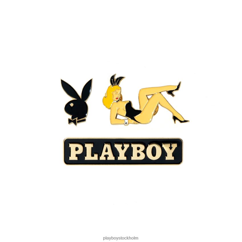 klassiker emalj pin pack Playboy män 62L66F818 original tillbehör