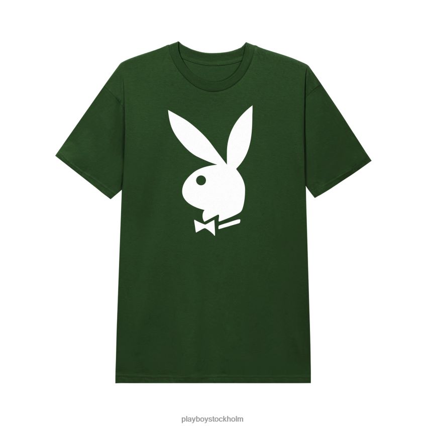 klassisk t-shirt med kaninhuvud Playboy män 62L66F5 skog Kläder