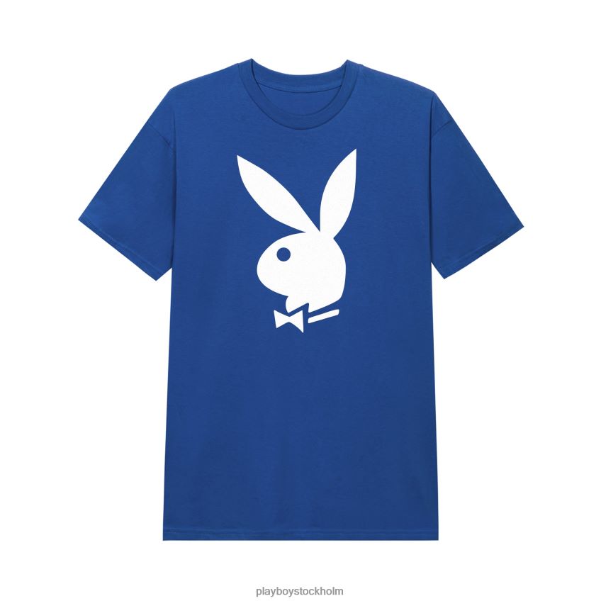 klassisk t-shirt med kaninhuvud Playboy män 62L66F7 kunglig Kläder