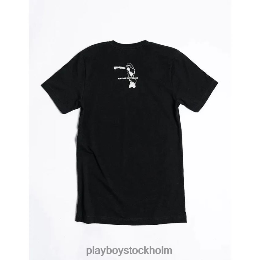 knockout t-shirt Playboy män 62L66F16 svart Kläder