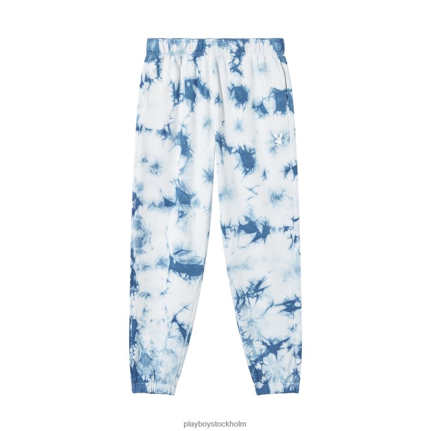 kristall tie-dye träningsbyxa Playboy kvinnor 62L66F1308 kristallblått Kläder