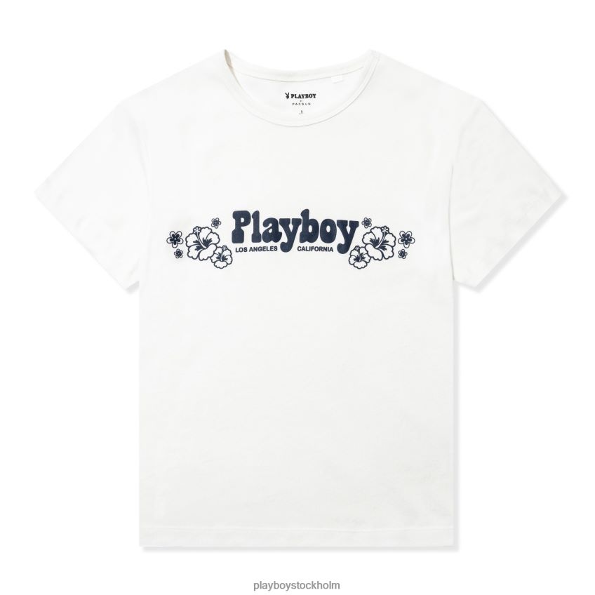 krossa t-shirt Playboy kvinnor 62L66F982 blå Kläder