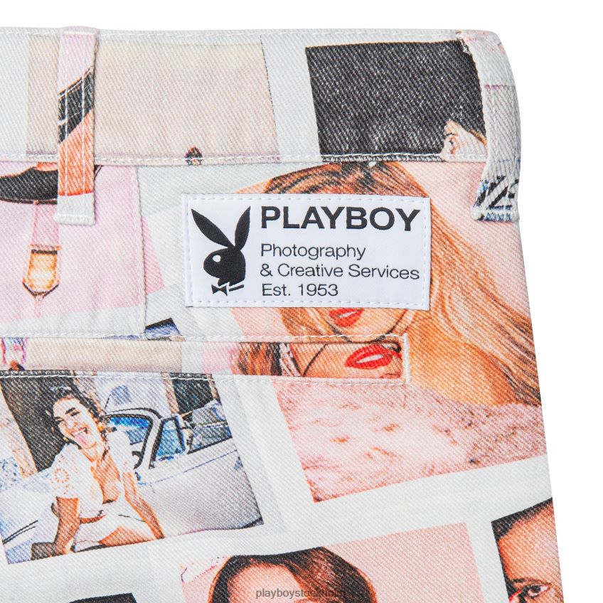 lekkamrat polaroidbyxor Playboy män 62L66F542 mång Kläder