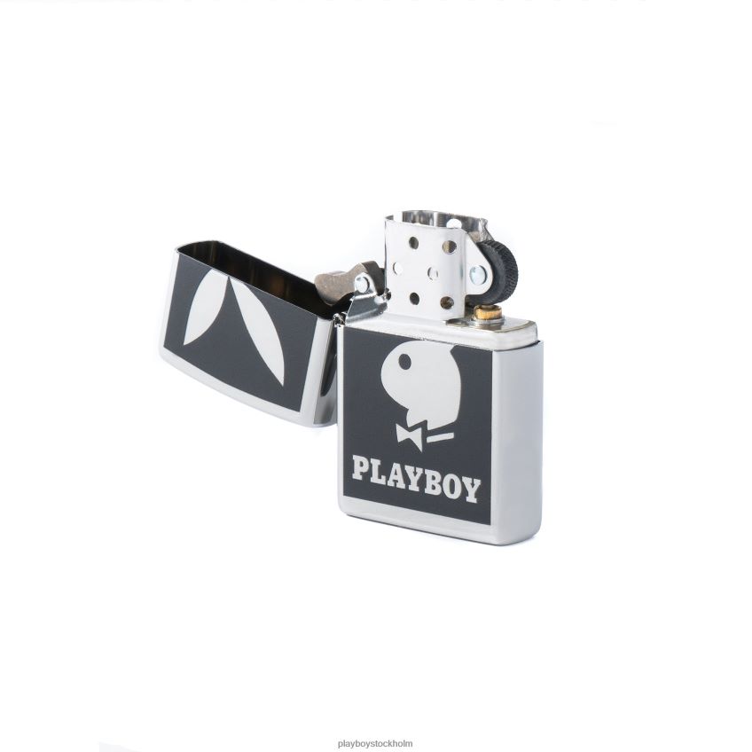 logotyp zippo tändare Playboy män 62L66F859 svart tillbehör