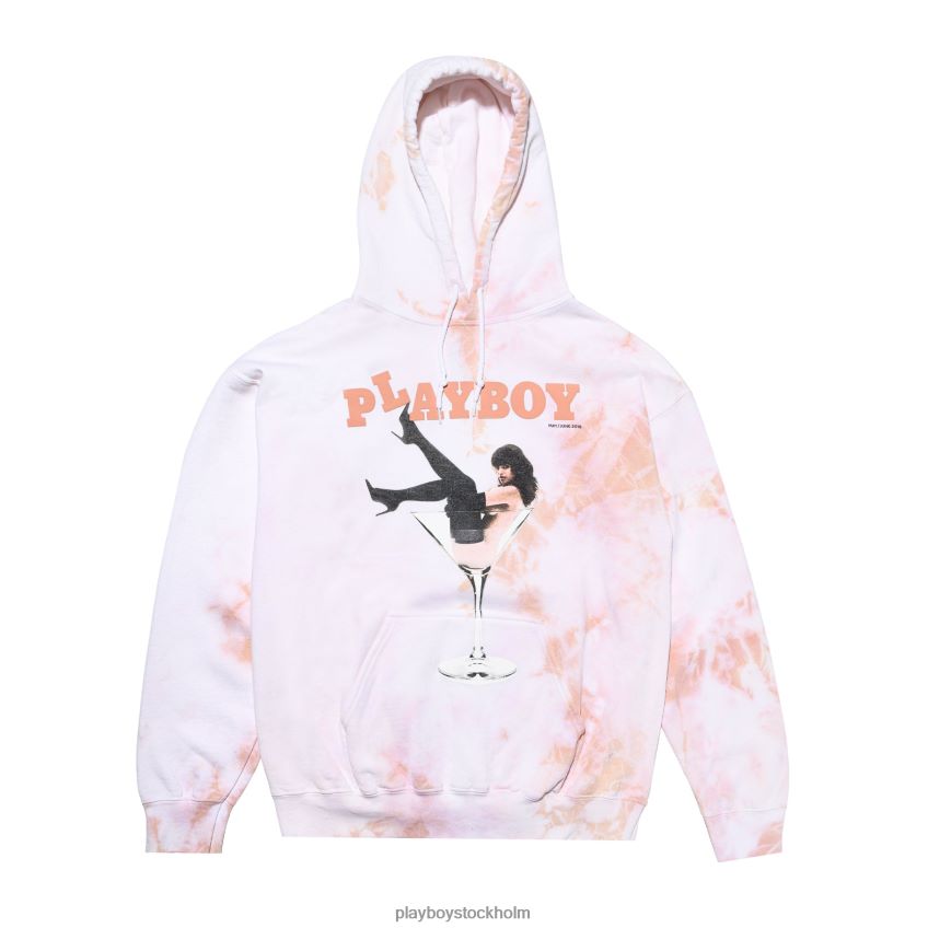 maj/juni 2018 cover tie-dye hoodie Playboy män 62L66F466 original Kläder