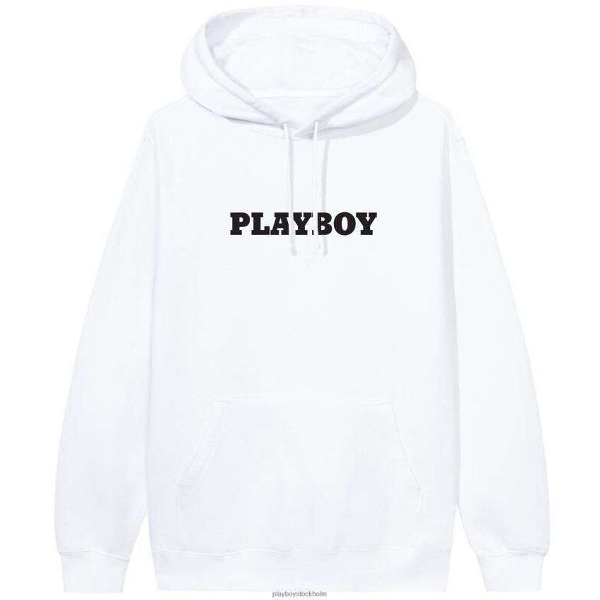 masthead hoodie Playboy män 62L66F402 vit Kläder