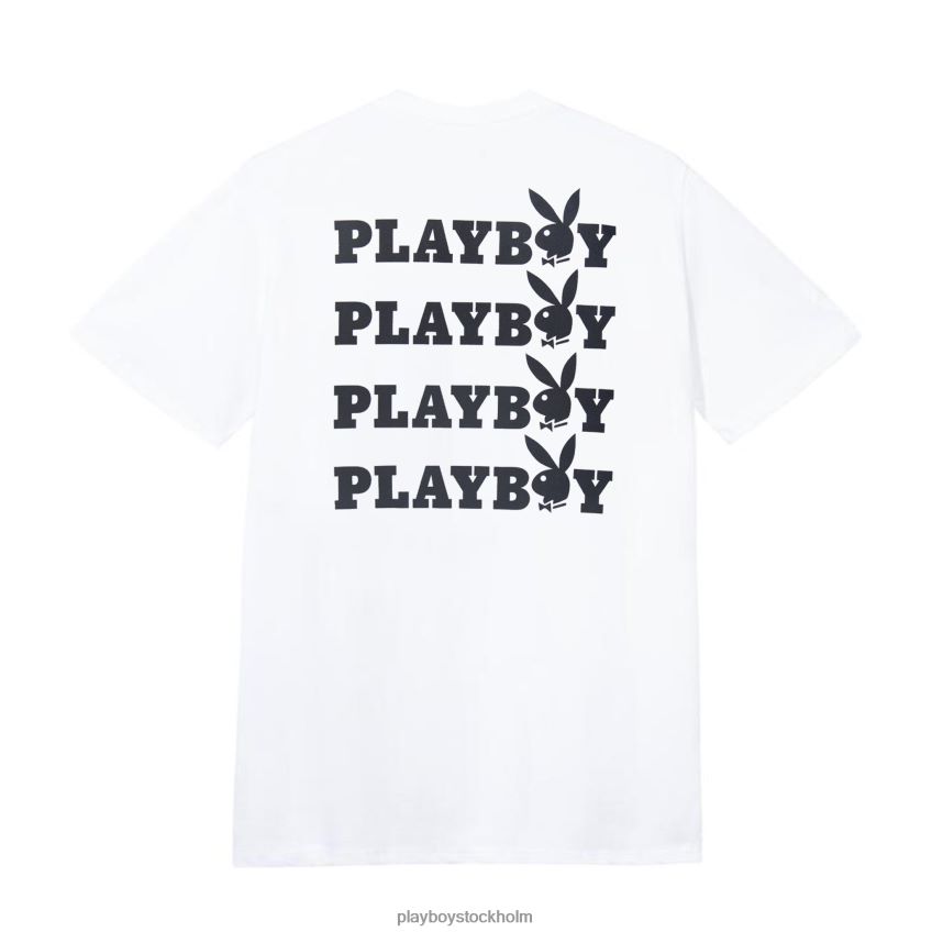 masttopp  kaninhuvud t-shirt Playboy män 62L66F19 vit Kläder