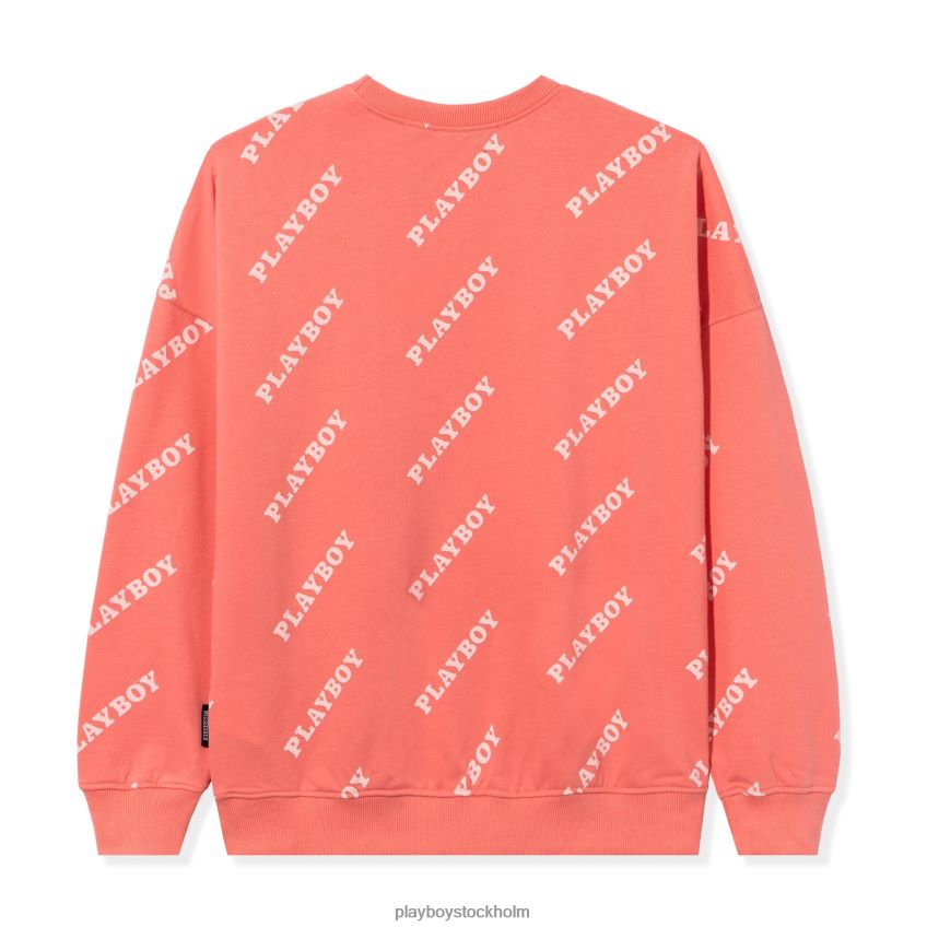 masttopp överdimensionerad crewneck Playboy kvinnor 62L66F1158 rosa Kläder