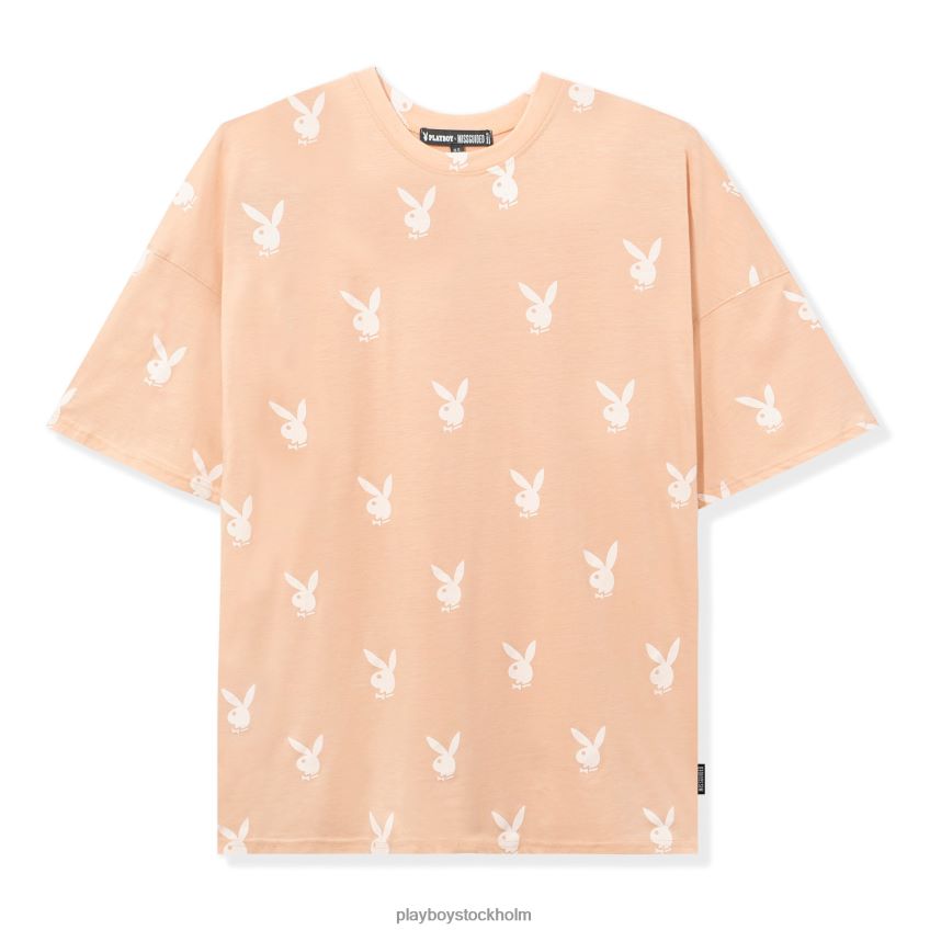 oversized t-shirtklänning med kaninhuvud Playboy kvinnor 62L66F1039 grädde Kläder