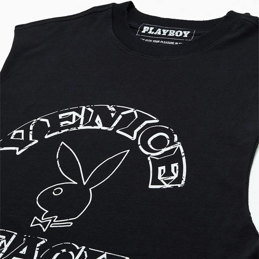 pb venice beach muskel t-shirt Playboy män 62L66F38 svart Kläder