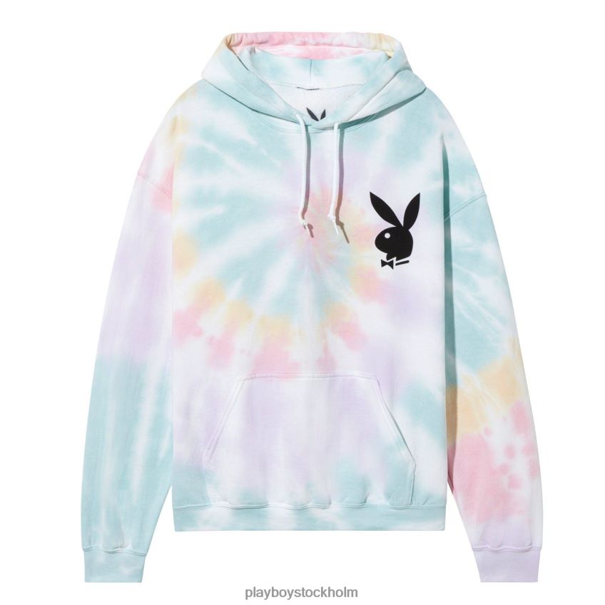 pride är bra multi tie dye hoodie Playboy män 62L66F501 original Kläder