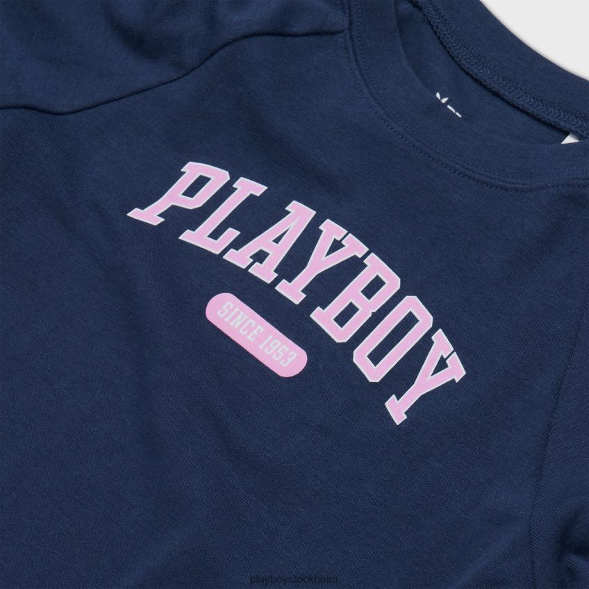 raglan baby t-shirt Playboy kvinnor 62L66F971 Marin Kläder