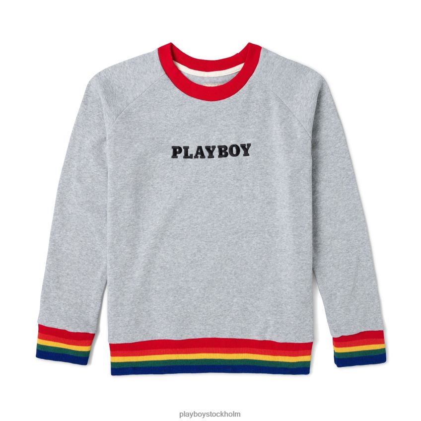 rainbow love sweatshirt Playboy män 62L66F449 original Kläder