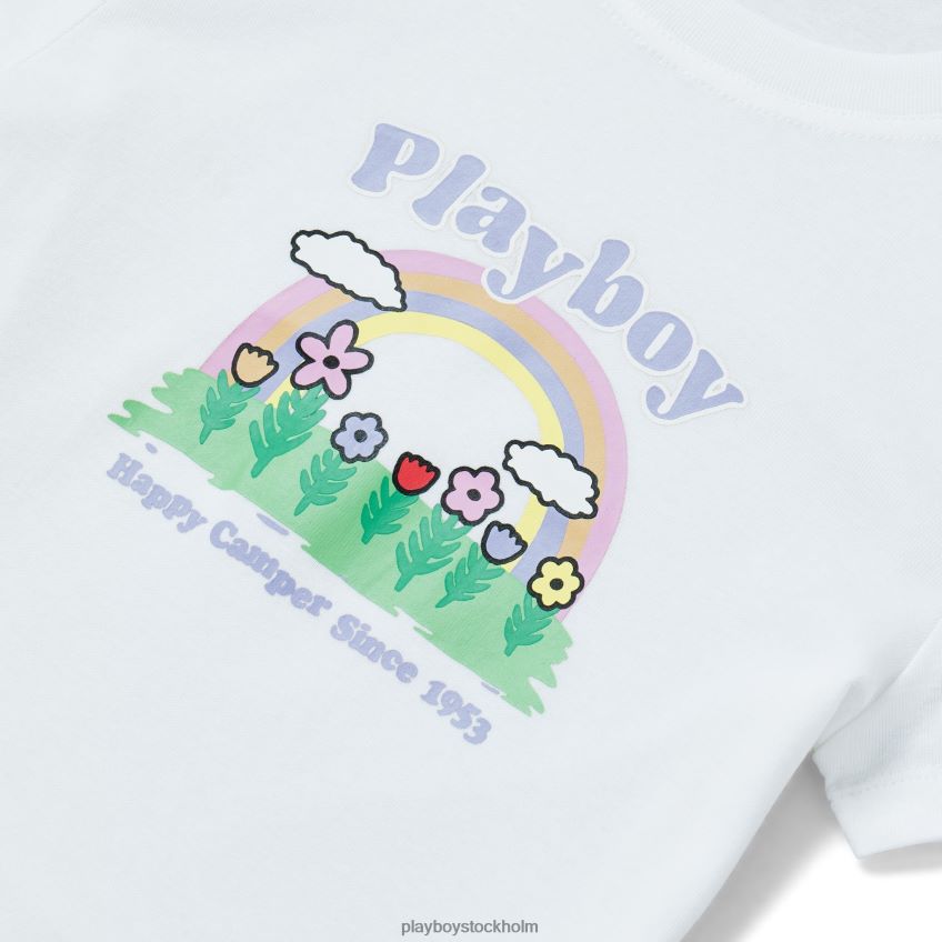 regnbåge baby t-shirt Playboy kvinnor 62L66F1021 stjärna vit Kläder