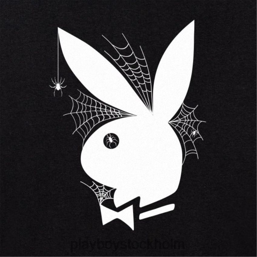 simhudad kaninhuvud långärmad t-shirt Playboy män 62L66F267 original Kläder