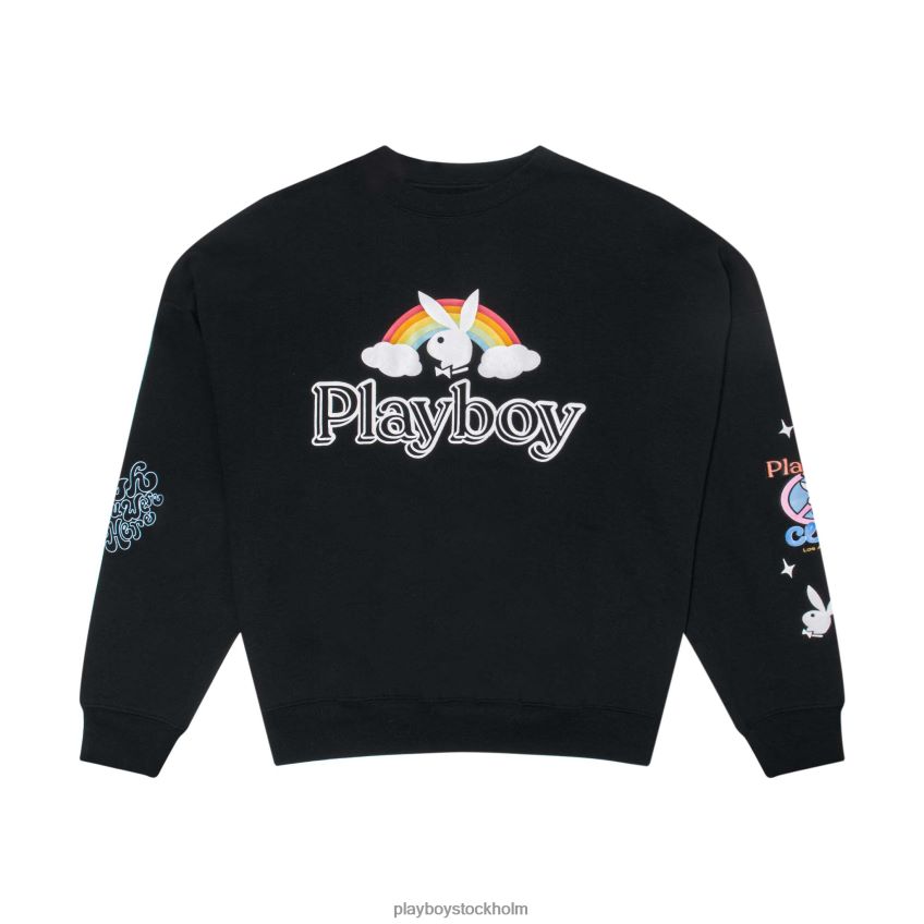 smile club överdimensionerad crewneck Playboy kvinnor 62L66F1092 original Kläder