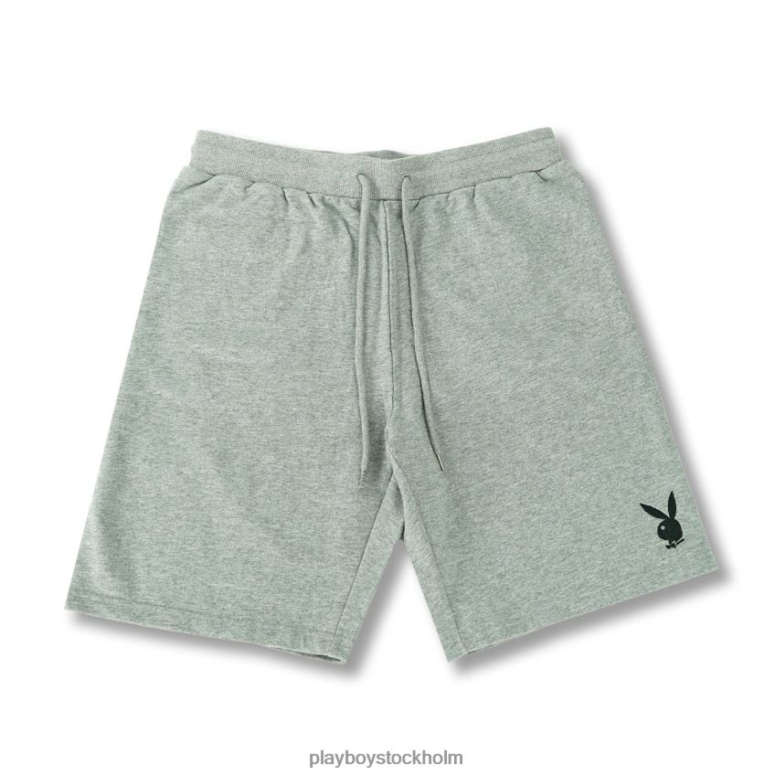 sweatshorts med kaninhuvud Playboy män 62L66F577 grå Kläder