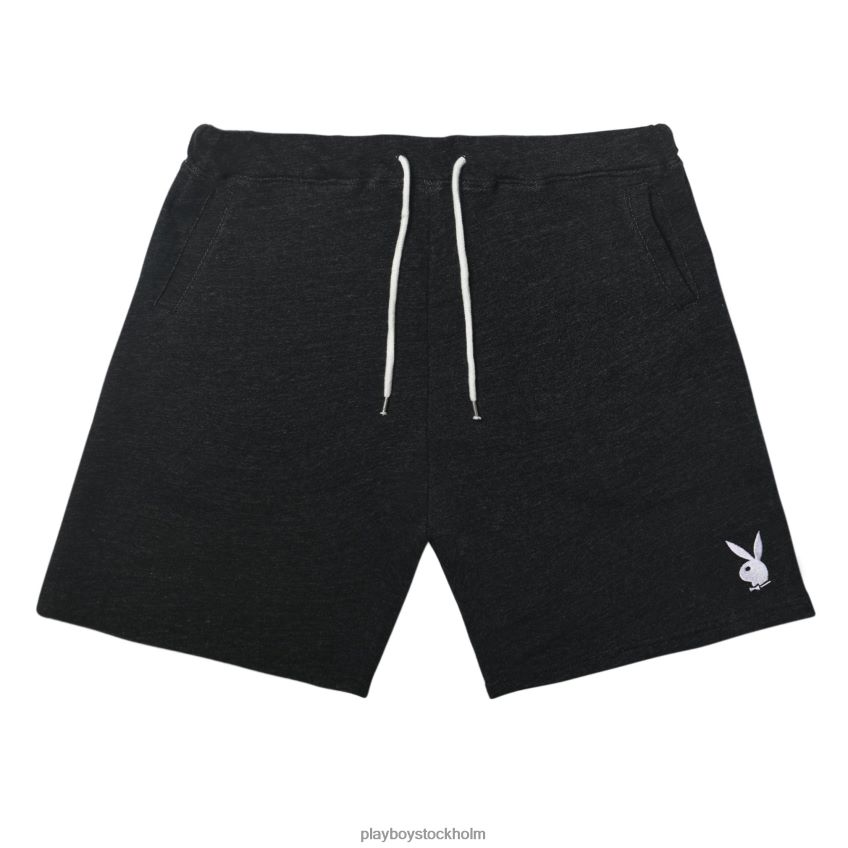 sweatshorts med kaninhuvud Playboy män 62L66F578 kolsvart Kläder