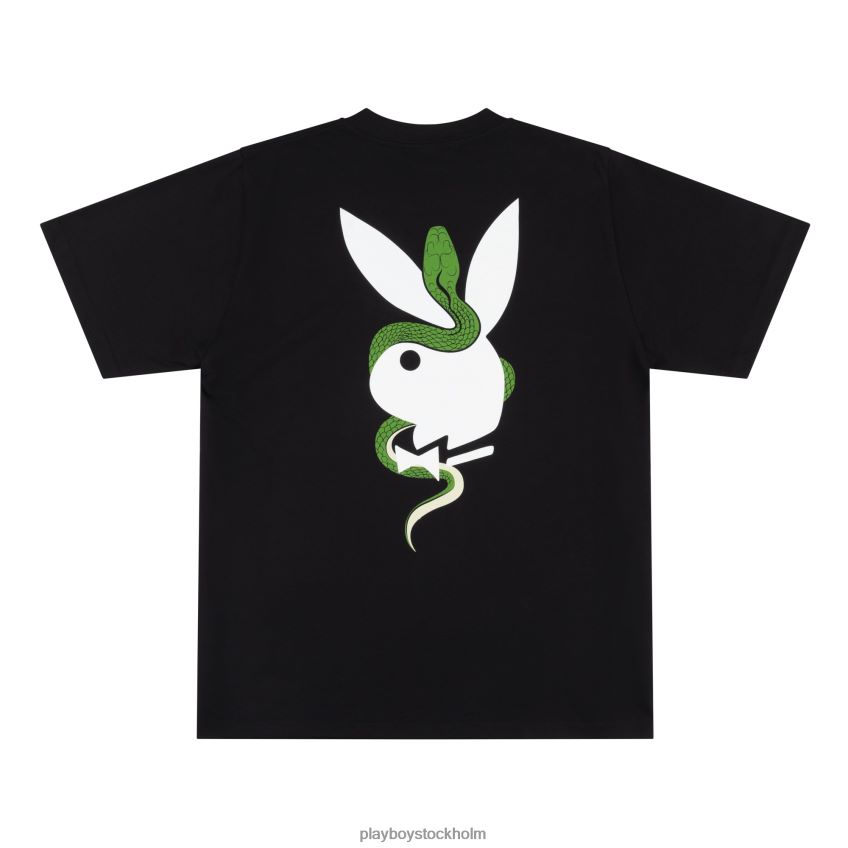 t-shirt Playboy x The Great Frog män 62L66F194 svart Kläder