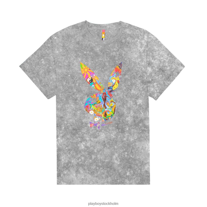 ta en tur rök tie-dye t-shirt Playboy x Color Bars män 62L66F231 original Kläder