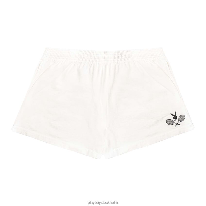 tennisklubbshorts Playboy kvinnor 62L66F1298 off-white Kläder