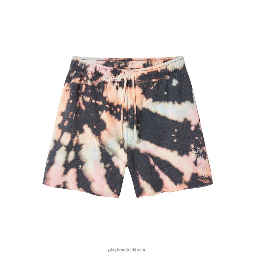 tie-dye grunge sweatshorts Playboy kvinnor 62L66F1257 soluppgång Kläder