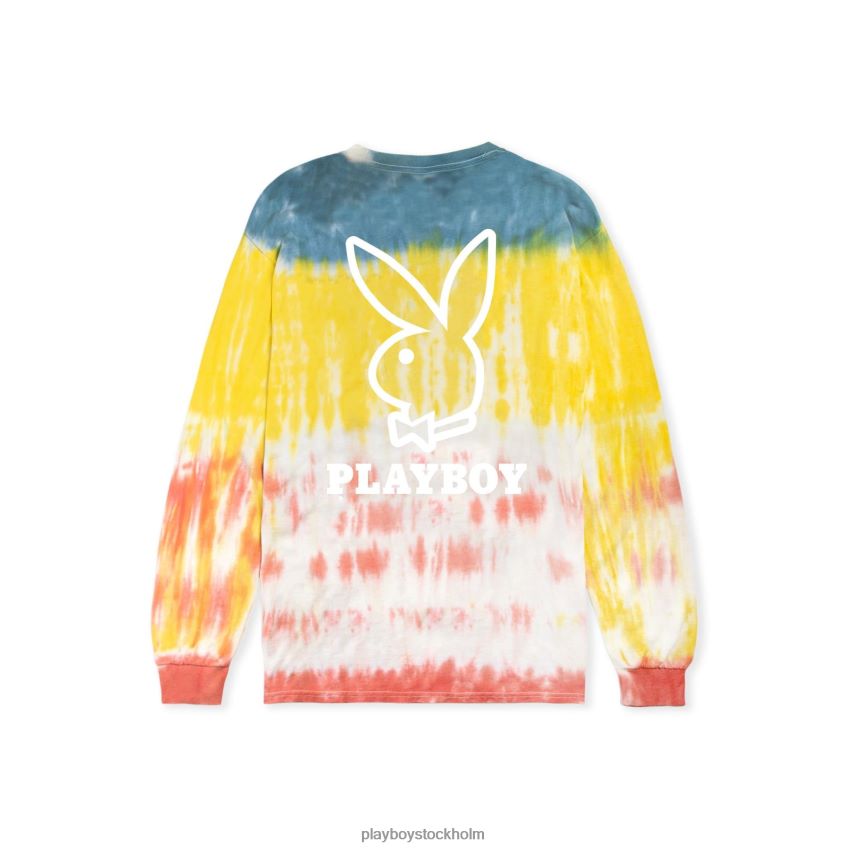 tie-dye logotyp lång ärm Playboy män 62L66F239 original Kläder