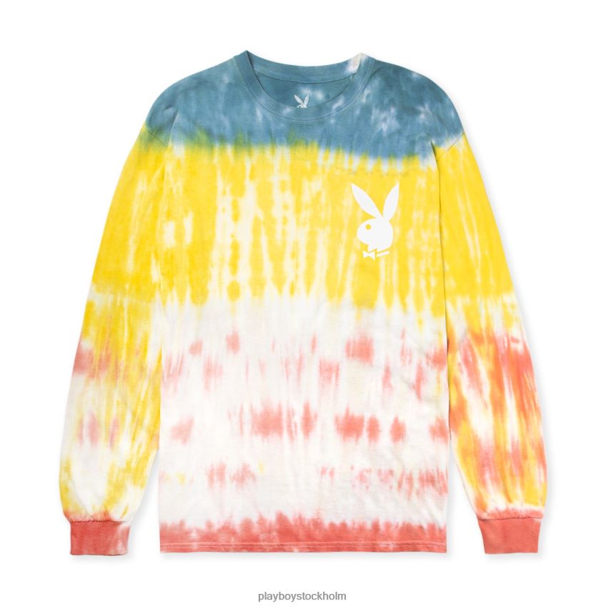 tie-dye logotyp lång ärm Playboy män 62L66F239 original Kläder