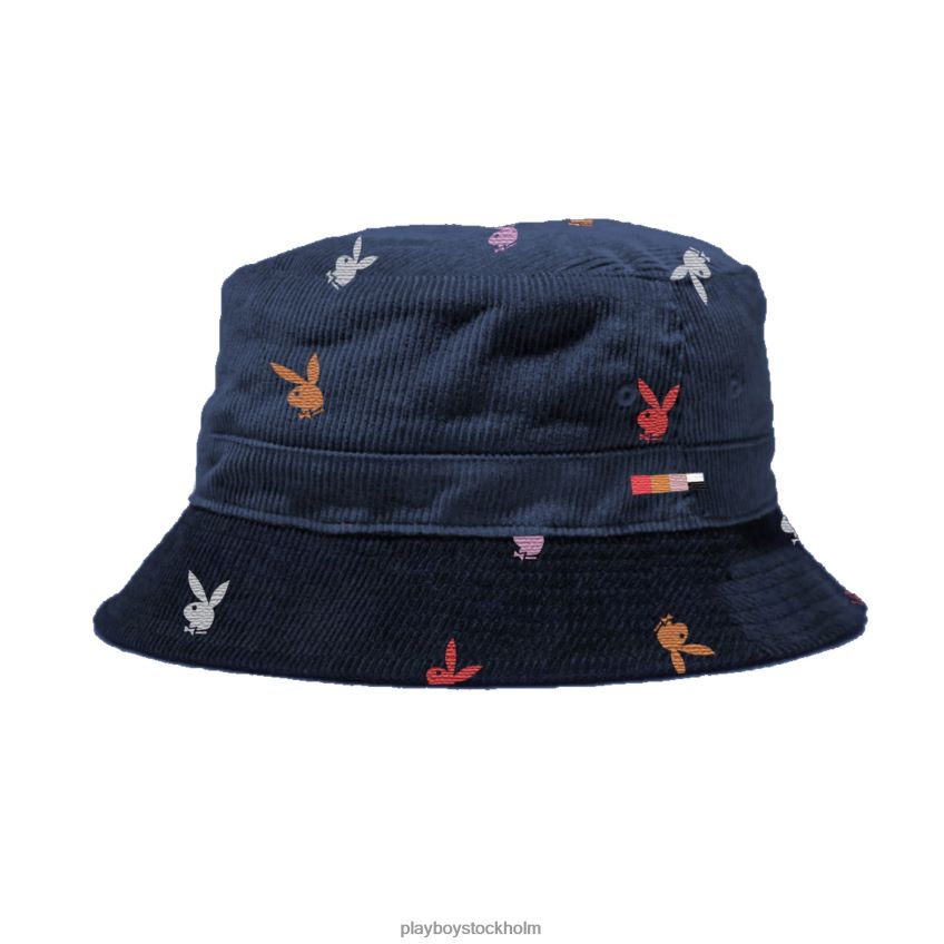 tokyo club bucket hatt Playboy män 62L66F714 Marin tillbehör