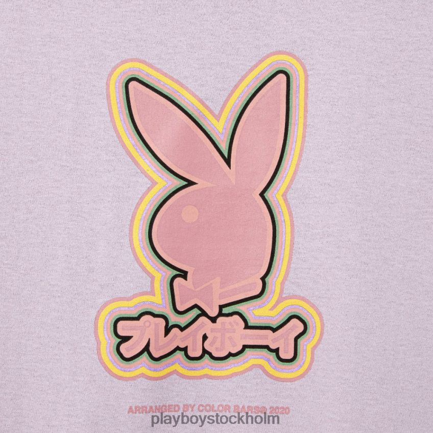 tokyo club logotyp t-shirt orkidé Playboy män 62L66F230 original Kläder