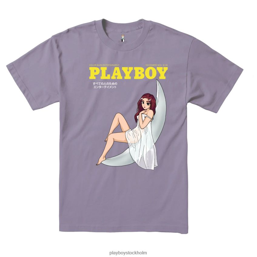 tokyo club månbelyst t-shirt Playboy män 62L66F97 lavendel Kläder