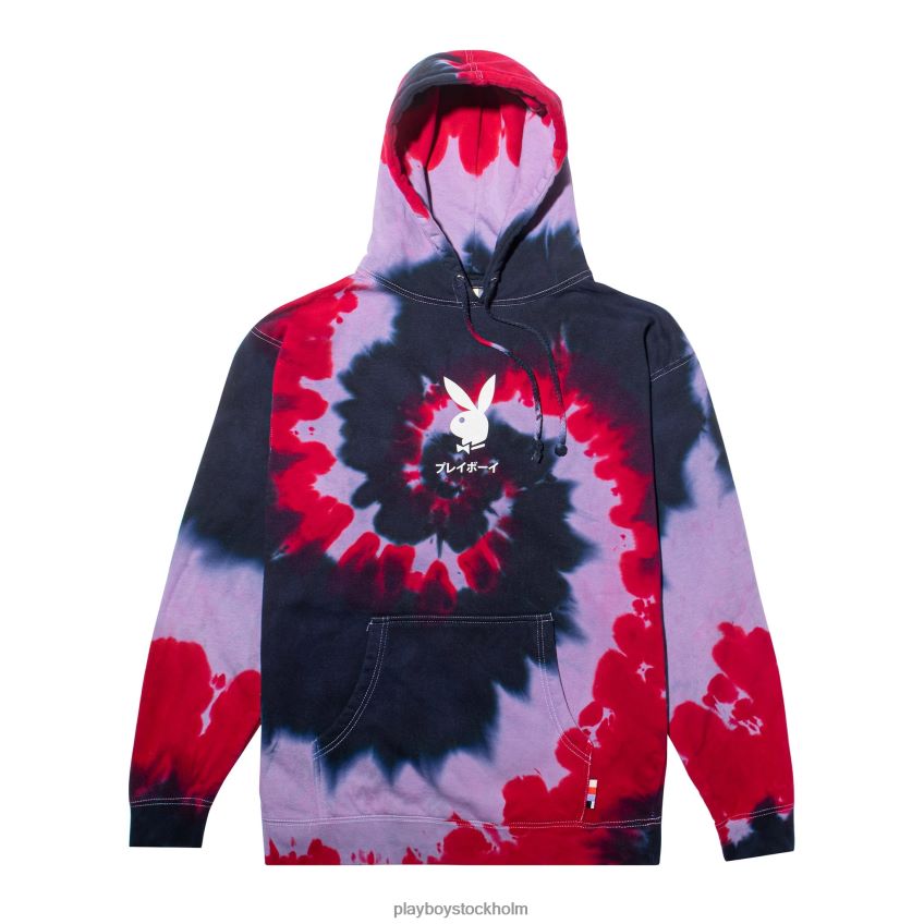 tokyo club tie-dye hoodie Playboy män 62L66F359 americus Kläder